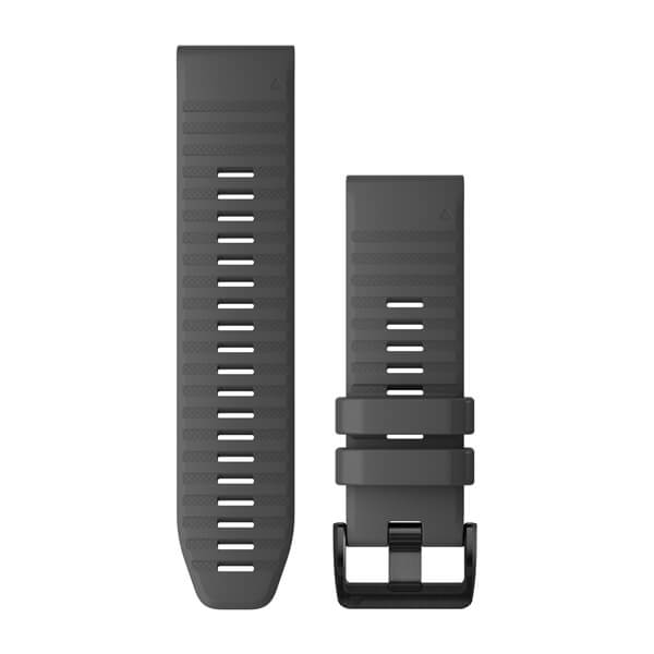 Garmin QuickFit® 26-Uhrenarmbänder Silikon Schiefergrau